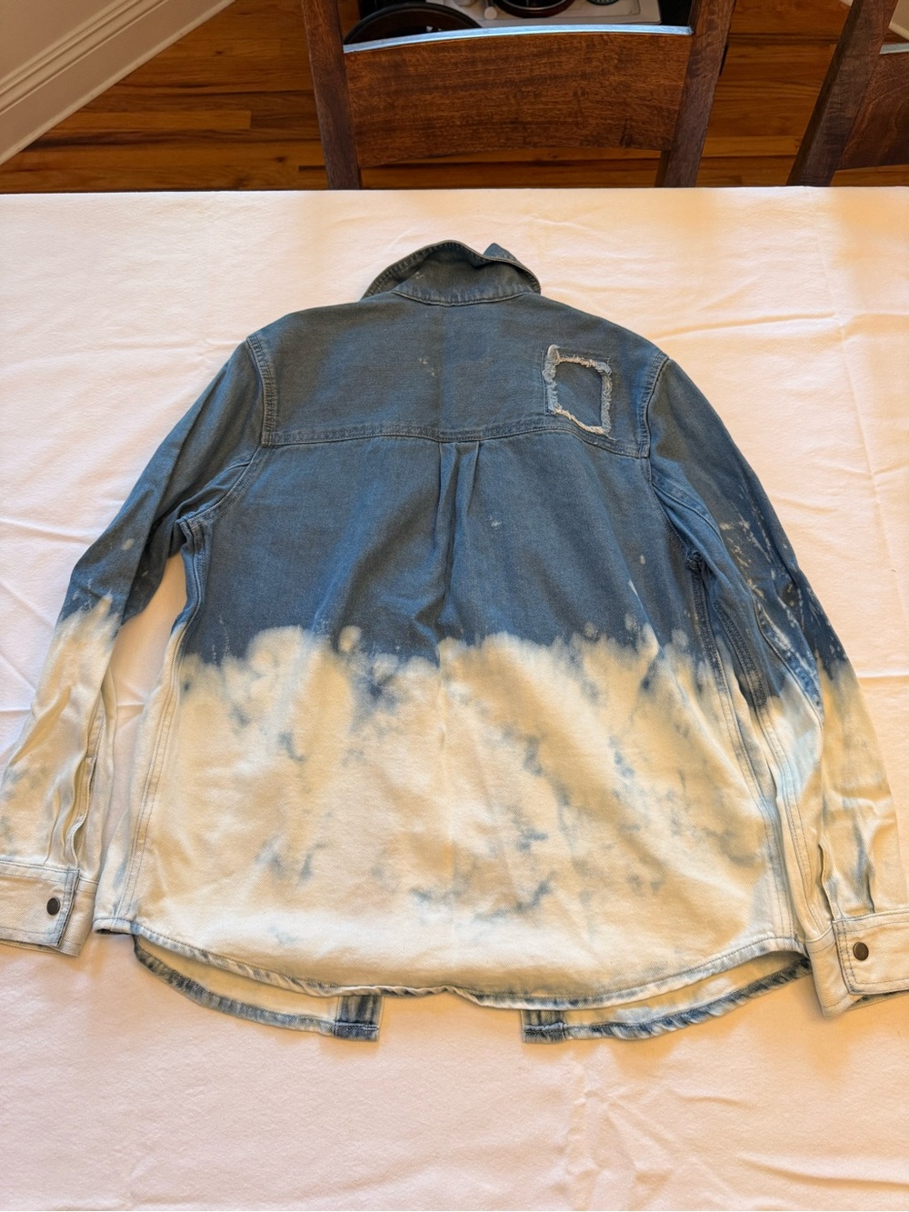 Rails Turner Button Up in Bleached Denim - Picture 3 of 7